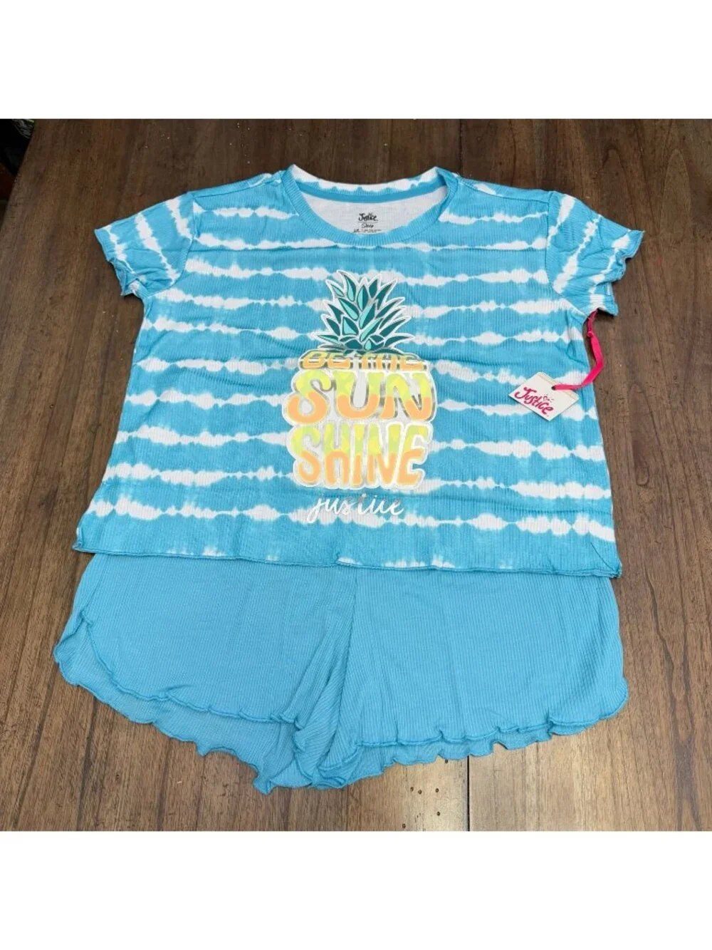 Justice Shorts Pajama Set 2 Piece LP